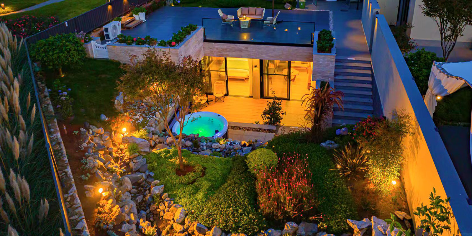 Malaysia Villa Hot Tub