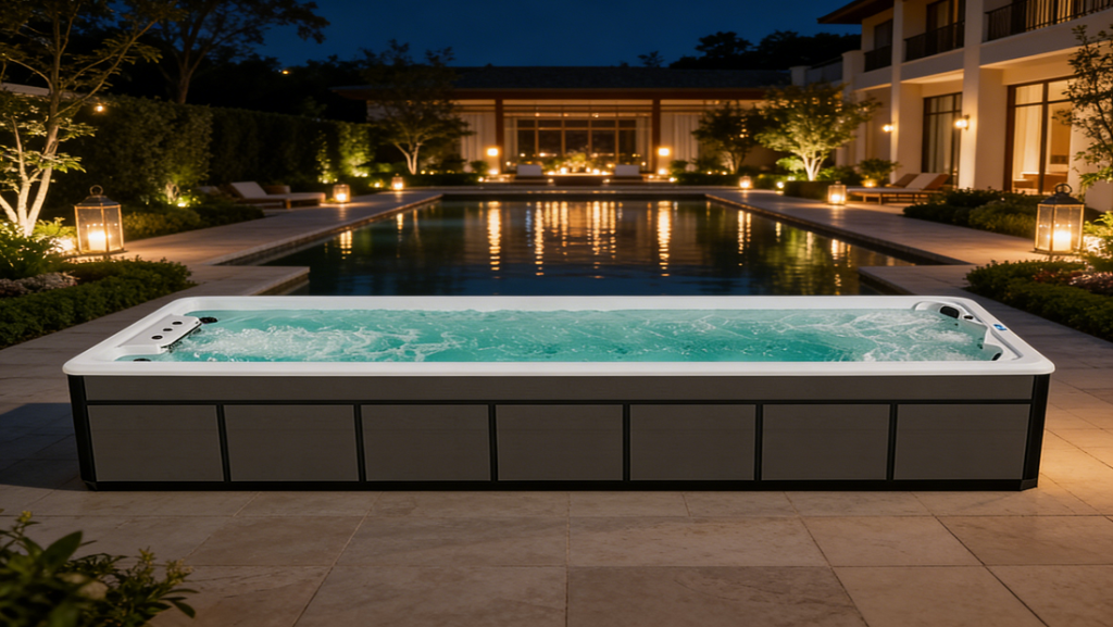 acrylic swimming pools in small boutique hotels