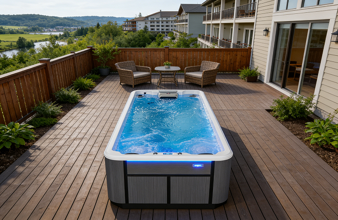 anti-slip and uv-resistant coatings of acrylic swimming pools